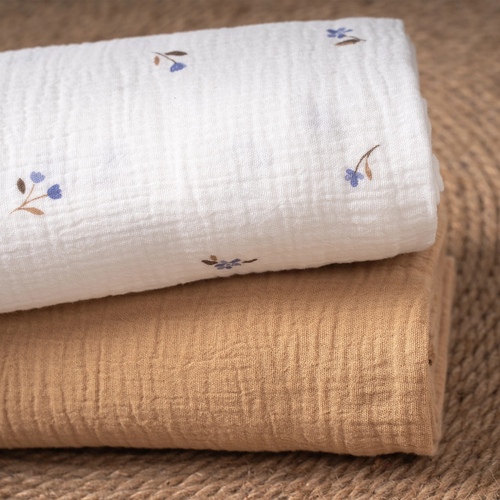 Perina Summer Blue Set of 2 - Baby muslin swaddles set - image 1 | Labebe