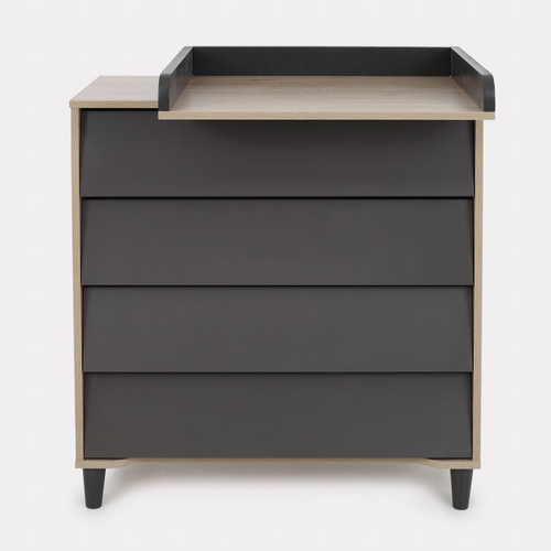 Rant Bergen Moon Grey - Baby chest of drawers with a changing table - image 8 | Labebe