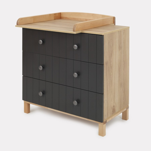 Rant Bamboo Moon Grey - Baby chest of drawers with a changing table - image 5 | Labebe