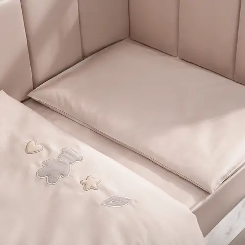 Perina Teddy Sateen Collection Beige - Baby bedding set - image 3 | Labebe