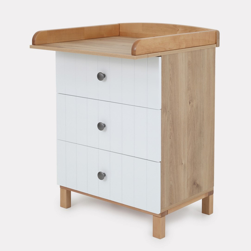 Rant Bamboo Cloud White - Baby chest of drawers with a changing table - image 3 | Labebe