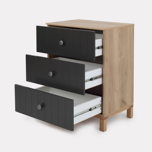 Rant Bamboo Moon Grey - საბავშვო კომოდი გამოსაცვლელი დაფით - image 7 | Labebe