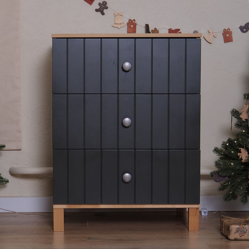 Rant Bamboo Moon Grey - საბავშვო კომოდი გამოსაცვლელი დაფით - image 1 | Labebe