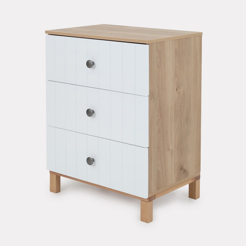 Rant Bamboo Cloud White - საბავშვო კომოდი გამოსაცვლელი დაფით - image 6 | Labebe