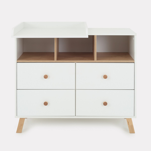 Rant Vester Cloud White - Baby chest of drawers with a changing table - image 4 | Labebe