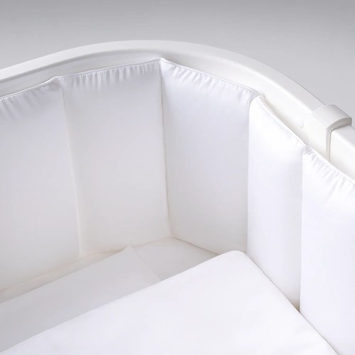 Perina Fence Sateen Collection White - საბავშვო საწოლის ბამპერები - image 2 | Labebe