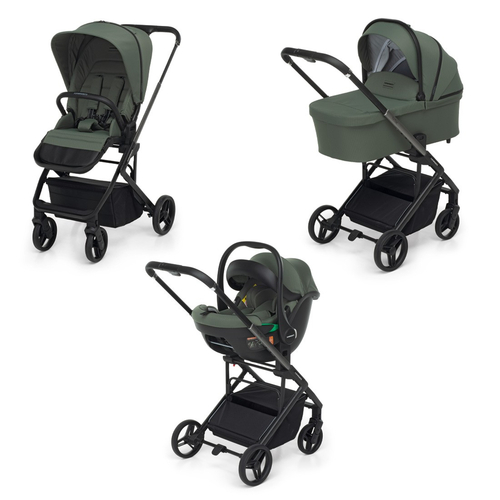 Foppa Pedretti Tictoc i-Size Olive - Baby modular stroller with a car seat - image 1 | Labebe