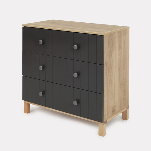 Rant Bamboo Moon Grey - საბავშვო კომოდი გამოსაცვლელი დაფით - image 3 | Labebe