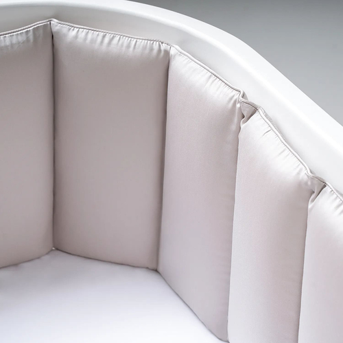 Perina Fence Sateen Collection Pearl-Grey - საბავშვო საწოლის ბამპერები - image 2 | Labebe