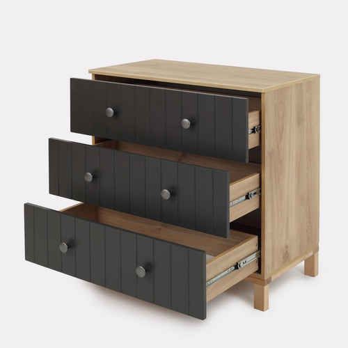 Rant Bamboo Moon Grey - საბავშვო კომოდი გამოსაცვლელი დაფით - image 4 | Labebe