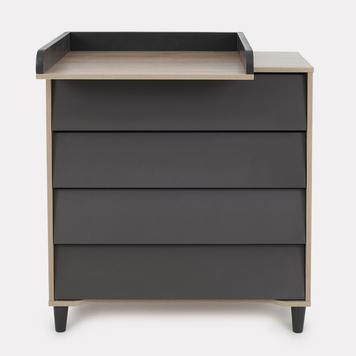 Rant Bergen Moon Grey - Baby chest of drawers with a changing table - image 6 | Labebe