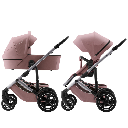 Britax Römer Smile 5Z Dusty Rose - Baby modular stroller with a car seat - image 35 | Labebe