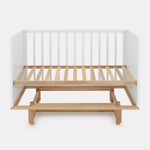 Rant Bamboo Cloud White - საბავშვო საწოლი სარწევი მექანიზმით - image 30 | Labebe