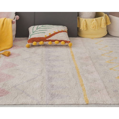 Lorena Canals Azteca Natural-Nude Vintage/Natural-Vintage Nude - Washable handcrafted rug - image 10 | Labebe