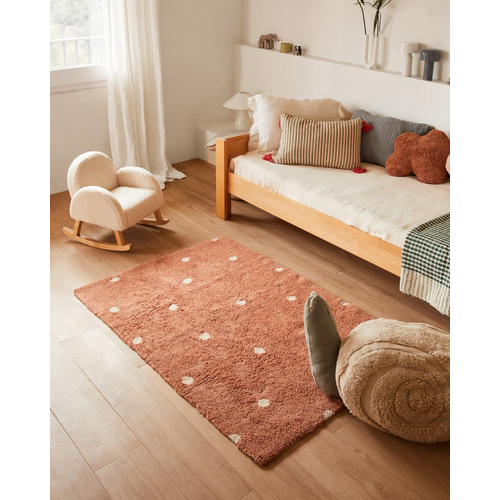 Lorena Canals Mini Dot Chestnut - Моющийся ковер ручной работы - изображение 2 | Labebe