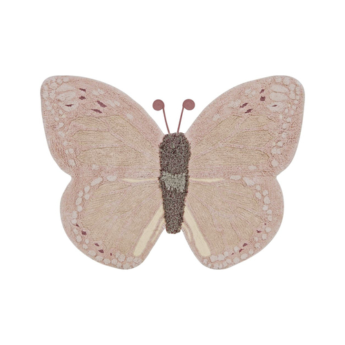 Lorena Canals Baby Butterfly Animal Rug - რეცხვადი ხელნაკეთი ხალიჩა - image 1 | Labebe