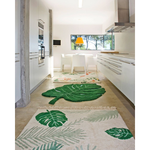 Lorena Canals Monstera Leaf - რეცხვადი ხელნაკეთი ხალიჩა - image 12 | Labebe