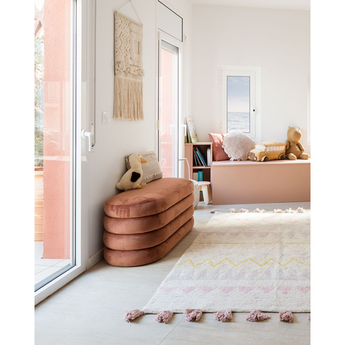 Lorena Canals Azteca Natural-Nude Vintage/Natural-Vintage Nude - Washable handcrafted rug - image 9 | Labebe