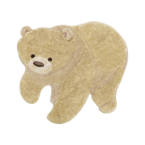 Lorena Canals Bear Animal Rug - რეცხვადი ხელნაკეთი ხალიჩა - image 1 | Labebe