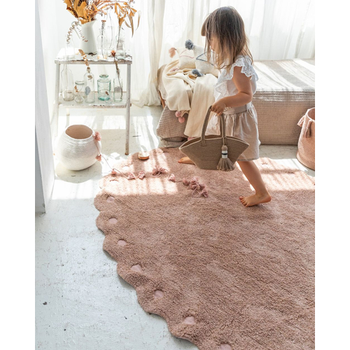 Lorena Canals Pine Cone Vintage Nude - Моющийся ковер ручной работы - изображение 2 | Labebe