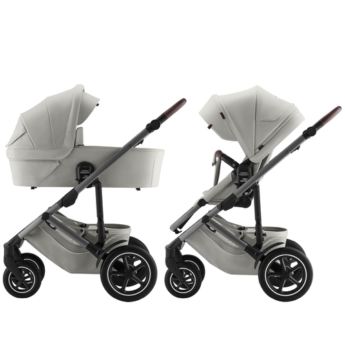 Britax Römer Smile 5Z Lux Linen Grey - Baby modular stroller with a car seat - image 40 | Labebe