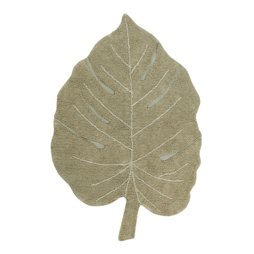 Lorena Canals Monstera Olive - რეცხვადი ხელნაკეთი ხალიჩა - image 1 | Labebe