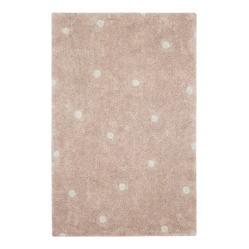 Lorena Canals Mini Dot Rose - Моющийся ковер ручной работы - изображение 1 | Labebe