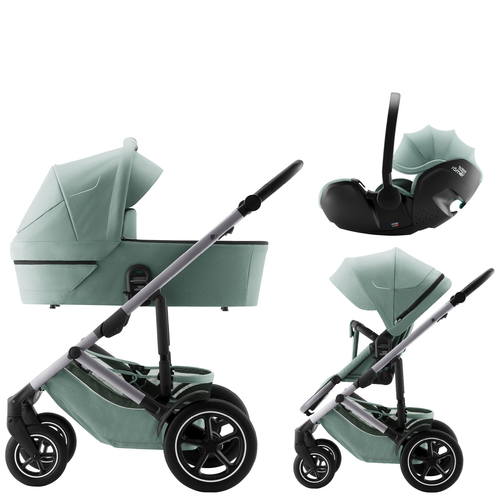 Britax Römer Smile 5Z Jade Green - Baby modular stroller with a car seat - image 23 | Labebe