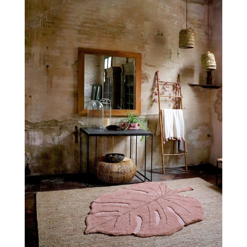 Lorena Canals Monstera Vintage Nude - რეცხვადი ხელნაკეთი ხალიჩა - image 2 | Labebe