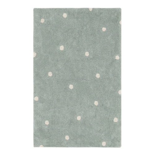 Lorena Canals Mini Dot Blue Sage - Моющийся ковер ручной работы - изображение 1 | Labebe