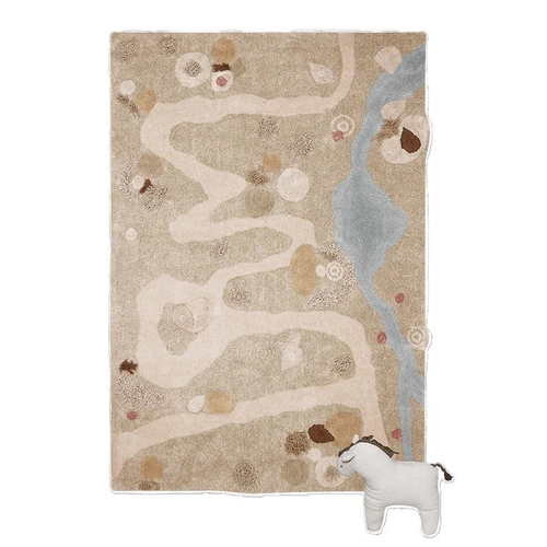 Lorena Canals Path Of Nature - Washable handcrafted play rug - image 1 | Labebe