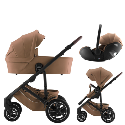 Britax Römer Smile 5Z Lux Warm Caramel - Baby modular stroller with a car seat - image 12 | Labebe