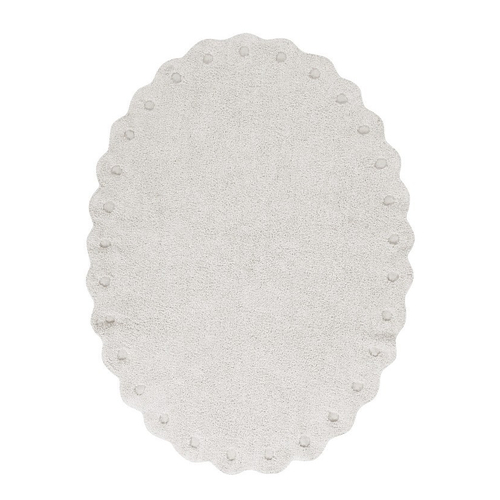 Lorena Canals Pine Cone Ivory - რეცხვადი ხელნაკეთი ხალიჩა - image 1 | Labebe