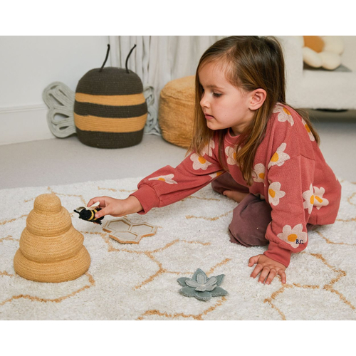 Lorena Canals Play Rug Pollination - Моющийся игровой ковер ручной работы - изображение 3 | Labebe