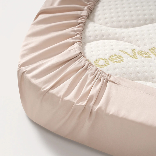 Perina Beige Oval - Baby bed sheet with elastic band - image 1 | Labebe