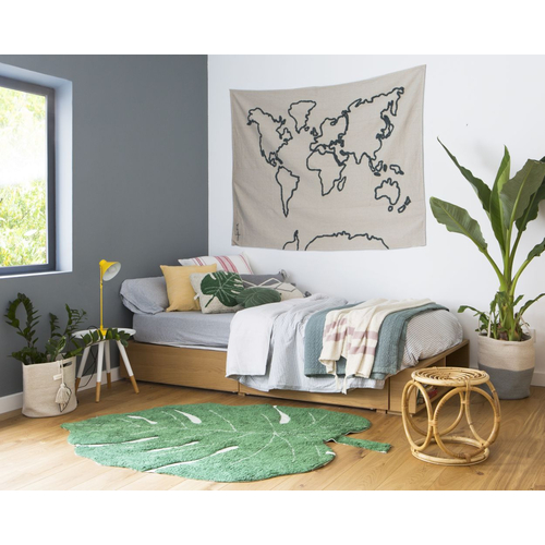 Lorena Canals Monstera Leaf - რეცხვადი ხელნაკეთი ხალიჩა - image 13 | Labebe