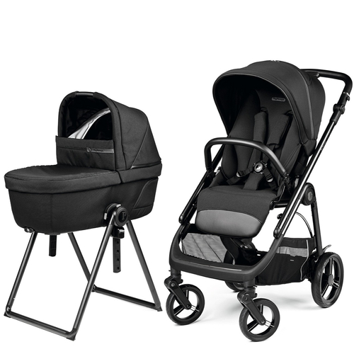 Peg Perego Veloce True Black - საბავშვო ტრანსფორმერი ეტლი აკვნით - image 1 | Labebe
