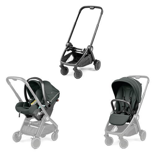 Peg Perego City Loop Metal - Детская модульная коляска-трансформер с автолюлькой - изображение 8 | Labebe