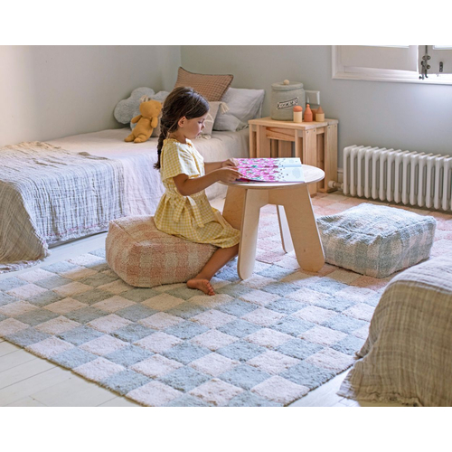 Lorena Canals Pouf Vichy Rose - Пуф ручной работы - изображение 6 | Labebe