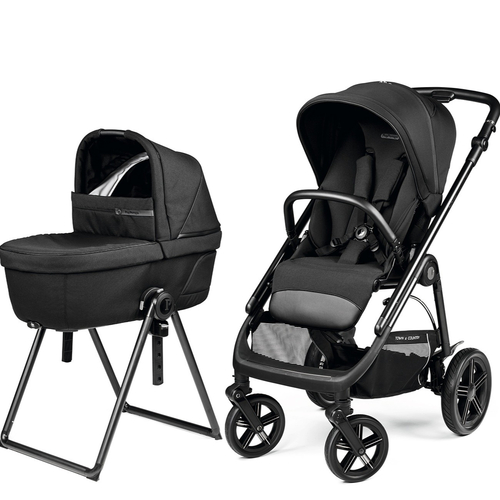 Peg Perego Veloce Town & Country True Black - საბავშვო ტრანსფორმერი ეტლი აკვნით - image 1 | Labebe