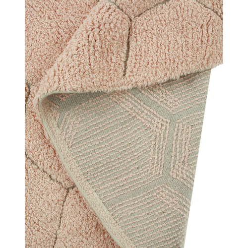 Lorena Canals Round Honeycomb Rose - რეცხვადი ხელნაკეთი ხალიჩა - image 8 | Labebe