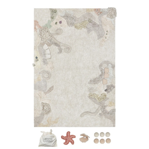 Lorena Canals Seabed - Washable handcrafted play rug - image 1 | Labebe