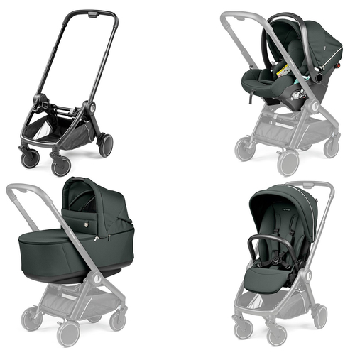 Peg Perego City Loop Metal - Baby modular system stroller with a car seat - image 1 | Labebe