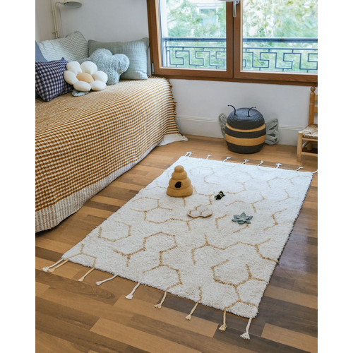Lorena Canals Play Rug Pollination - Моющийся игровой ковер ручной работы - изображение 5 | Labebe