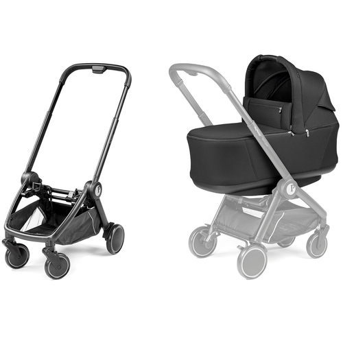 Peg Perego City Loop True Black - Детская модульная коляска-трансформер с автолюлькой - изображение 4 | Labebe