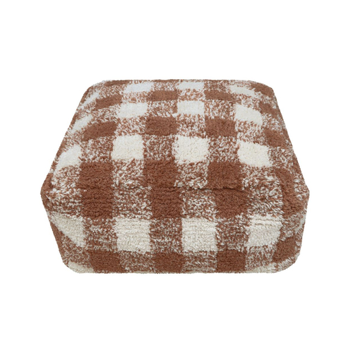 Lorena Canals Pouf Vichy Toffee - Пуф ручной работы - изображение 1 | Labebe