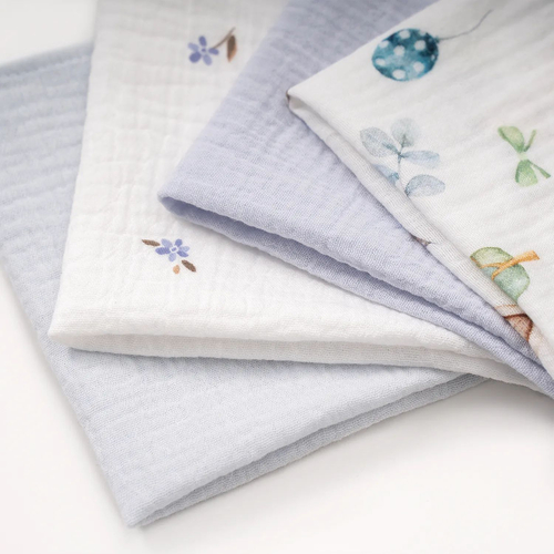 Perina Blue Mix - Комплект детских муслиновых салфеток - изображение 4 | Labebe