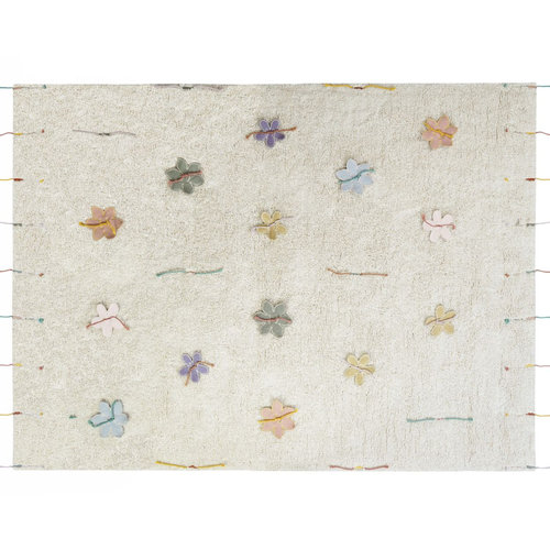 Lorena Canals Play Rug Wildflowers - Моющийся игровой ковер ручной работы - изображение 2 | Labebe