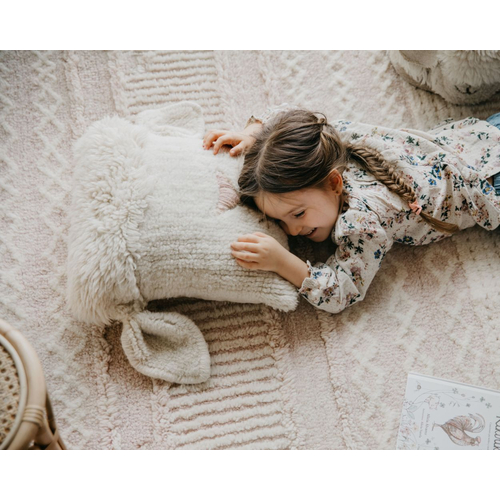 Lorena Canals Woolable Pink Nose Sheep - Подушка ручной работы - изображение 4 | Labebe
