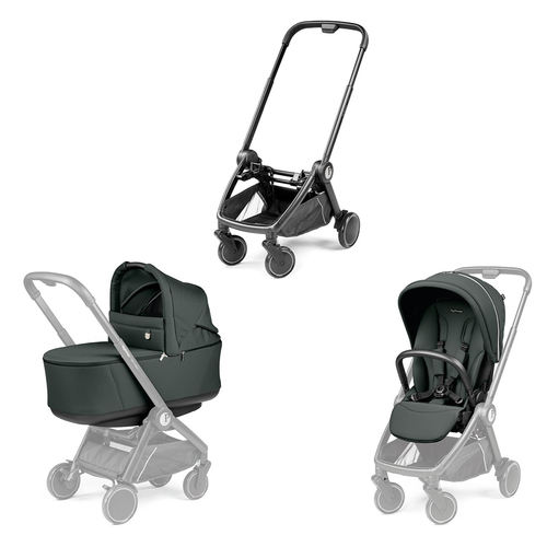 Peg Perego City Loop Metal - Детская модульная коляска-трансформер с автолюлькой - изображение 7 | Labebe